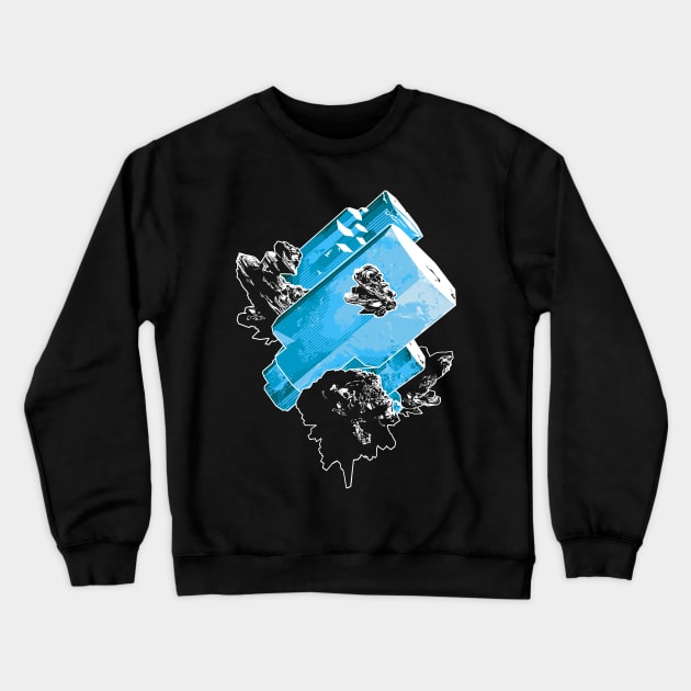 Aquamarine Crewneck Sweatshirt by eranfowler